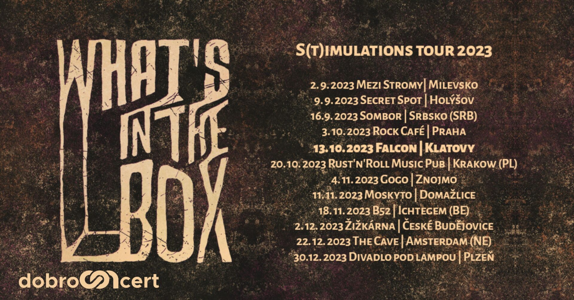 ADRENALIN ve Falconu!? To je koncert What’s In The Box & Lusky & Beach Bum!